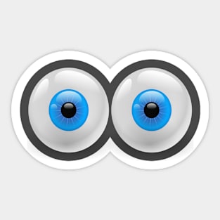 Two Eye - looking at you Sticker